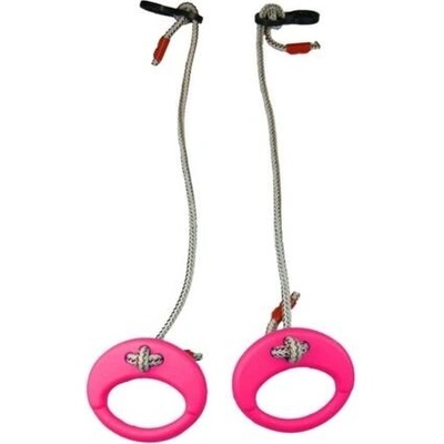 Kruhy na zavěšení varianta růžové