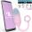 INTOYOU Двуслойно силиконово вибро яйце с App Intoyou розово