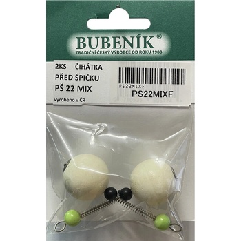 Bubeník číhátko před špičku 22mm 2ks barva fosfor