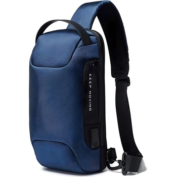 HARAHU Чантичка за кръст с usb зареждане is-36231 - Синя kp36231 (is-36231)