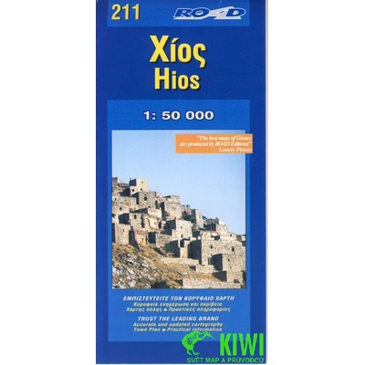 ORAMA 211 Hios/Chios 1:60 000 turistická mapa