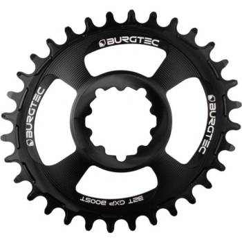 Burgtec Плоча BURGTEC Oval GXP Boost 3mm Offset Thick Thin - Черен 32T