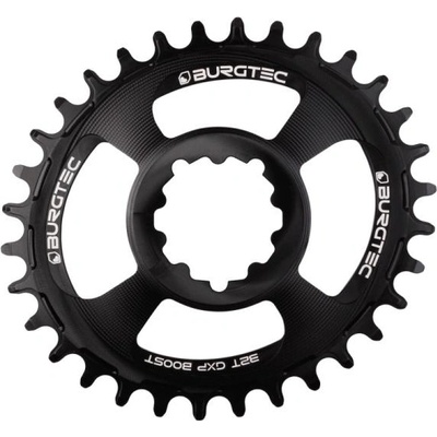 Burgtec Плоча BURGTEC Oval GXP Boost 3mm Offset Thick Thin - Черен 32T