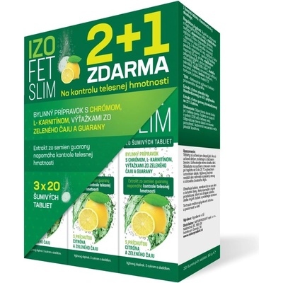 Naturprodukt Izofet Slim 60 tabliet 2+1