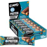 CORNY Протеинов бар Corny Protein Salted Caramel 50 г кутия 18 бр