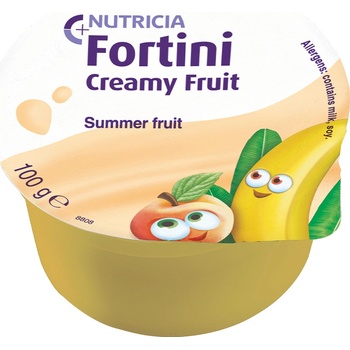FORTINI CREAMY FRUIT MULTI FIBRE LETNÍ OVOCE POR SOL 4X100G