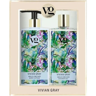 VIVIAN GRAY WILD ORCHID Shower Gel + Body Lotion 2x350 ml - sprchový gél a telové mlieko