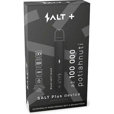 Salt+ batéria 500 mAh black soft touch