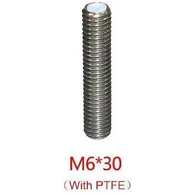 Two Trees Топлинен прекъсвач М6 МК8, МК9 изцяло резбован с тефлонова тръба, 30mm, 40mm