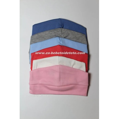 Его-елеганс ЕООД Шапка рипс, различни цветове, 56, 62, 68