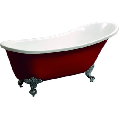 Inter Ceramic Свободностояща вана - ретро icsh lb 1784 r червена