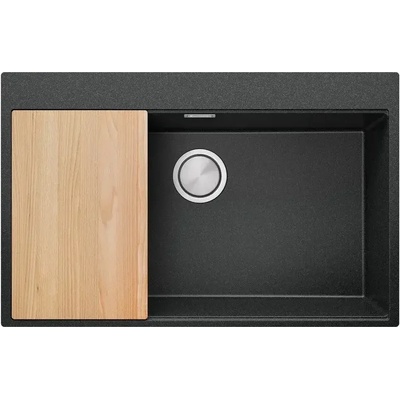 Твоят Стил Графит кухненска гранитна мивка Осло 80 XXL Top 780 x 500 мм