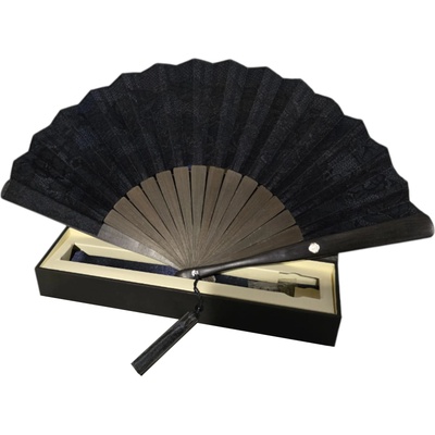 Shiseido Hanatsubaki Ougi Summer Wood Fan GWP Textile Pouch