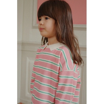 Konges Sløjd Детска памучна рокля Konges Sløjd SPOTTY LS DRESS GOTS (KS104524.PreSpring)