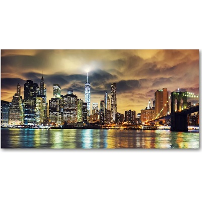 Fotoobraz na skle Manhattan New York 100x50 cm