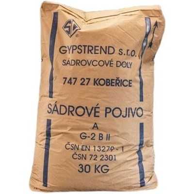 GYPSTREND Sádra balená stavební 30kg šedá SADRA 30KG