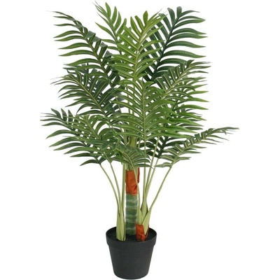 UMĚLÁ PALMA NA 3 KMENECH ZELENÁ 85CM PP