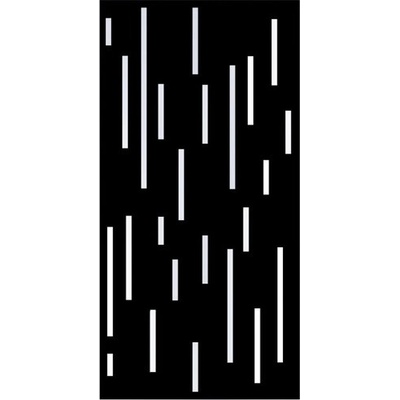 Design plech Obdélník B, 2000x1000x2,0 mm, ocel, výška výpalku cca 34 mm