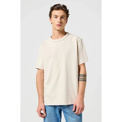 Wrangler pánske tričko Short Sleeve Solid tee 112357430 béžové