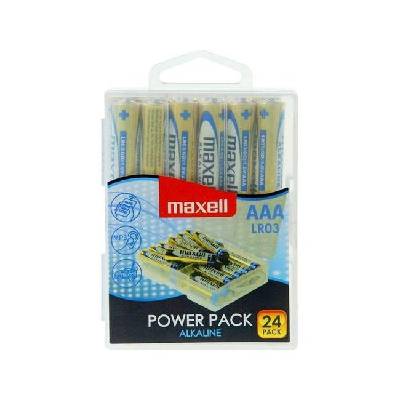 Алкални батерии MAXELL LR03 1, 5V AAA 24 бр. блистер PVC case (ML-BA-LR03-24PK)