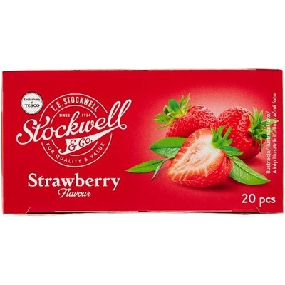 Stockwell & Co. Ovocný čaj s jahodovou příchutí 20 x 2 g
