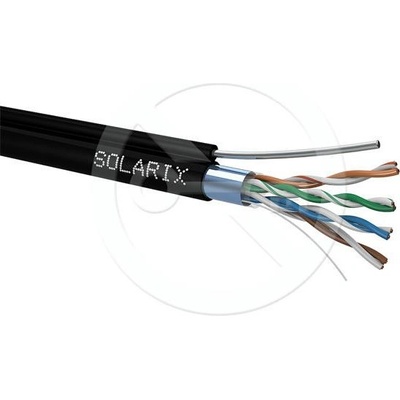 Solarix 27655195 CAT5E FTP PE, samonostný, 305m