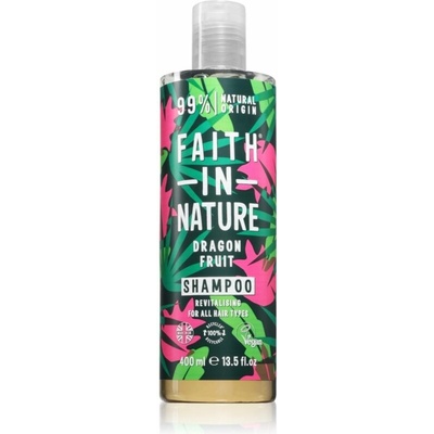 Faith In Nature Dragon Fruit čistiaci šampón pre normálne až mastné vlasy 400 ml