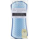 Tangle Teezer Pet Teezer De-Shedding & Dog Grooming Brush Navy & Sky Blue Small Size