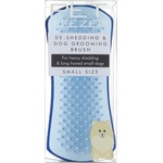 Tangle Teezer Pet Teezer De-Shedding & Dog Grooming Brush Navy & Sky Blue Small Size