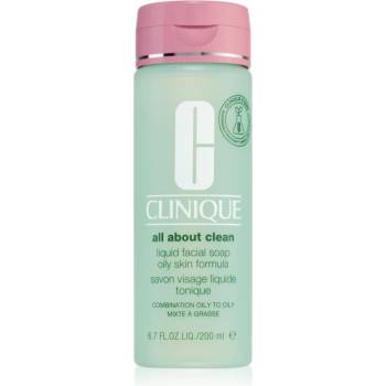 Clinique Liquid Facial Soap Oily Skin Formula течен сапун за смесена и мазна кожа 200ml