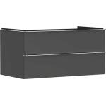 Hansgrohe Xelu Q - Шкафче за умивалник, 50x98x55 см, 2 чекмеджета, матово сиво/хром 54079000 (54079000)