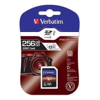 Verbatim SDXC 256 GB Class 10 44026