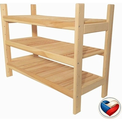 Tonap prírodný regál z borovice 60 × 64 × 25 cm TP94291