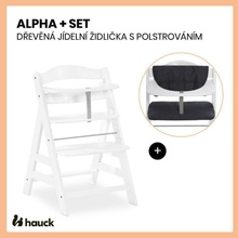 Hauck Alpha+ rastúca drevená white