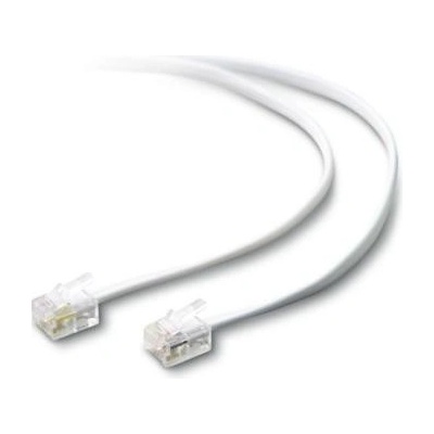 Telefonní kabel 4 žíly, RJ11/RJ11, 10m, černý