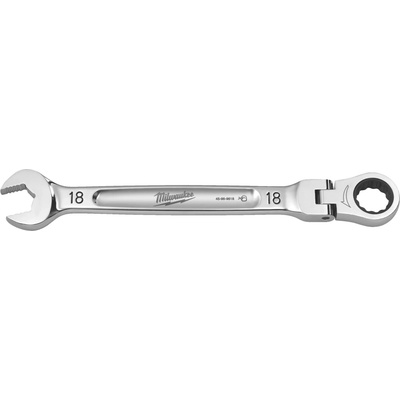 Milwaukee Ráčnový očkoplochý klíč 18 mm otočná hlava 180° 4932480191