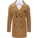 Dstreet panský zimný kabát cx0362 Hnedý