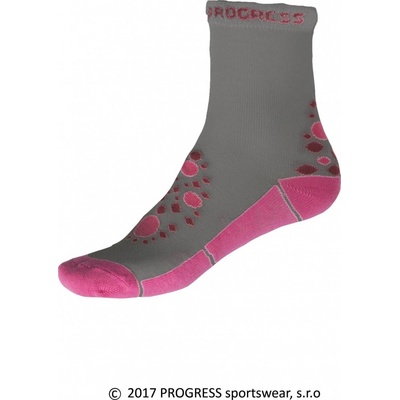 Progress KIDS SUMMER SOX dětské funkční ponožky bílá modrá