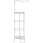 Premier Housewares Бяла поставка за тоалетна хартия от неръждаема стомана Linnea - Premier Housewares (1601802)