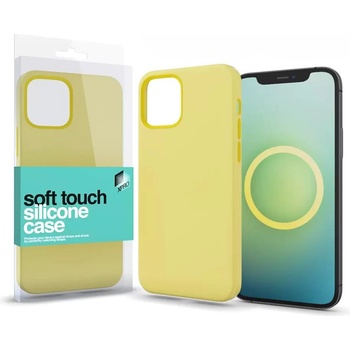 XPRO MagSafe attachment Soft Touch Silicone case за устройство Apple iPhone 13 Pro Max - бледо лимоненожълт (xpro126590)