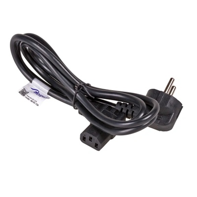 Akyga Захранващ кабел Akyga PC 3 m черен прав ъгъл AK-PC-12A (AK-PC-12A)
