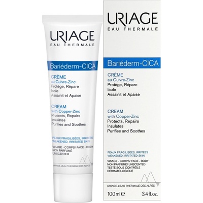 Uriage Bariéderm Cica reparativní krém s obsahem mědi a zinku Repairing Cream with Cu-Zn 100 ml – Zboží Dáma