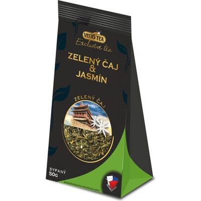 Vitto Tea Exclusive Tea Zelený čaj & jasmín sypaný 50 g