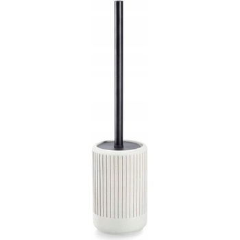 Zeller WC kefa s nádobou cement Ø 10,3 cm bielá