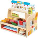 Melissa & Doug Дървен щанд за сандвичи Melissa & Doug - 56 части (93632) - ozone