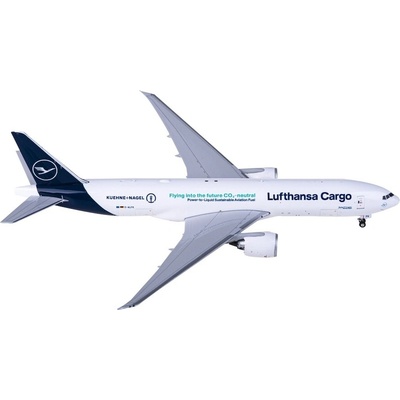 Phoenix B777-F Lufthansa Cargo Flying into the future CO₂- neutral Colors Named Marhaba Egypt 1:400
