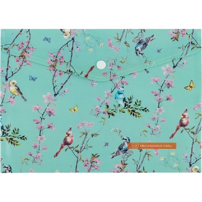 Папка джоб с копче Axent А4+ Olga Selyshc Spring (1303083-1495-33-A)