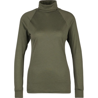 Stoic Дамско мериносово термобельо Stoic Women's Merino180 BengtSt. Turtle Neck Merino base layer - Olive Green (115-2392-0412)