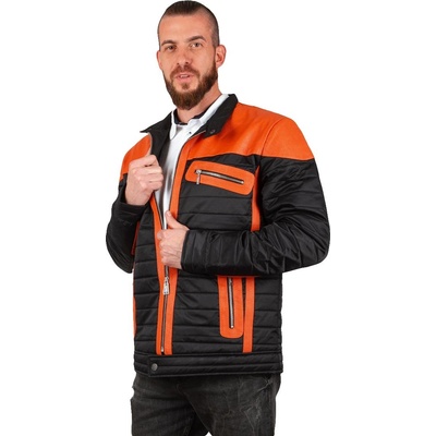 N-STAR Мъжко яке - Черно с оранжево 7845369 (265331_Черно)