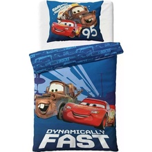 Carbotex bavlna obliečky Autá 3 Cars 3 motív Blesk McQueen a Burák 100% bavlna 70x90 140x200